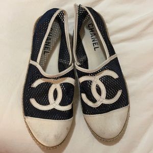 chanel flats 7.5 / 38